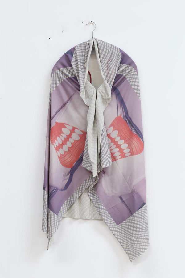 RUI Print Halter Dress RAW22WV06 Ruby&Violet Red & Violet